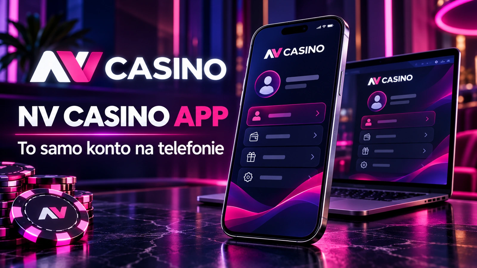 NV Casino: to samo konto na telefonie